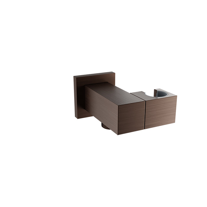 Baril Shower Components Wall Mounted Hand Shower Holder and Supply Elbow