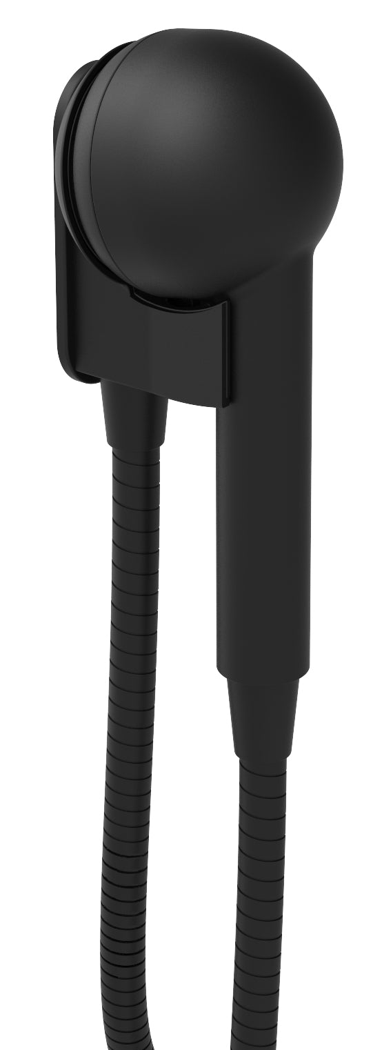 Baril Marie Handshower on Wall Mounted Holder with Supply Elbow