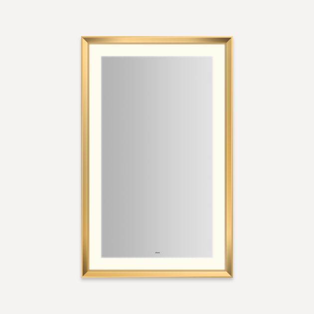 Robern Sculpt Lighted Mirror, 27"x 43"x 2-5/16"