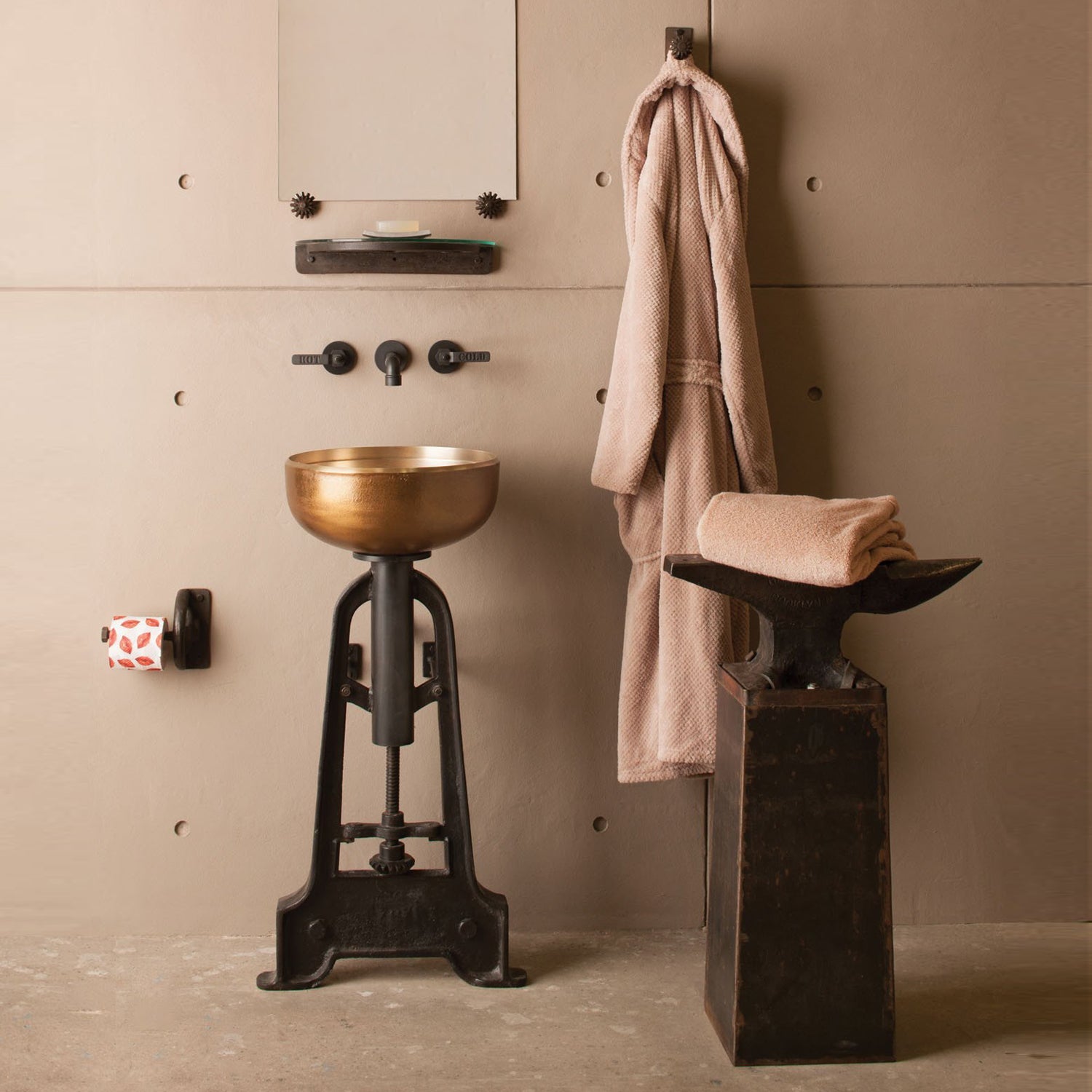 golden bronze sink