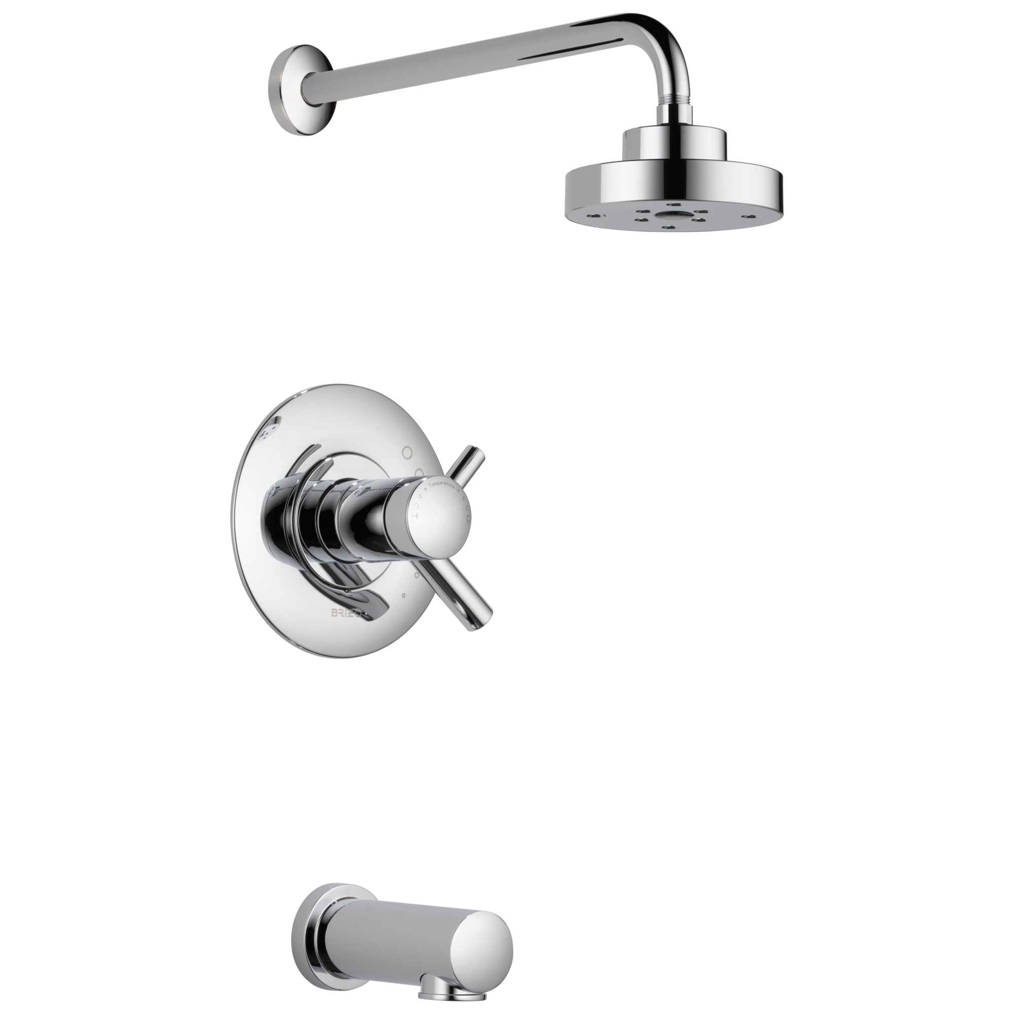 chrome shower trim