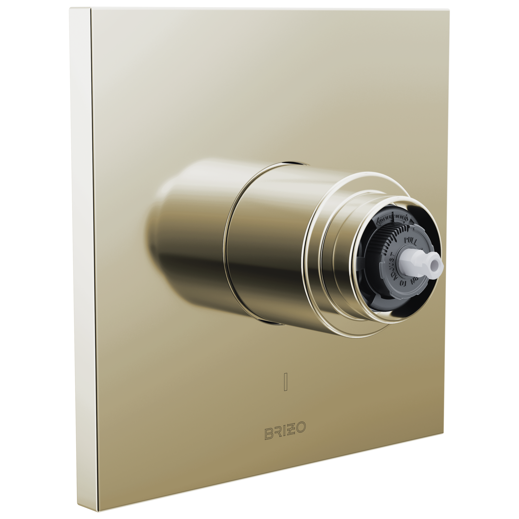 polished nickel valve