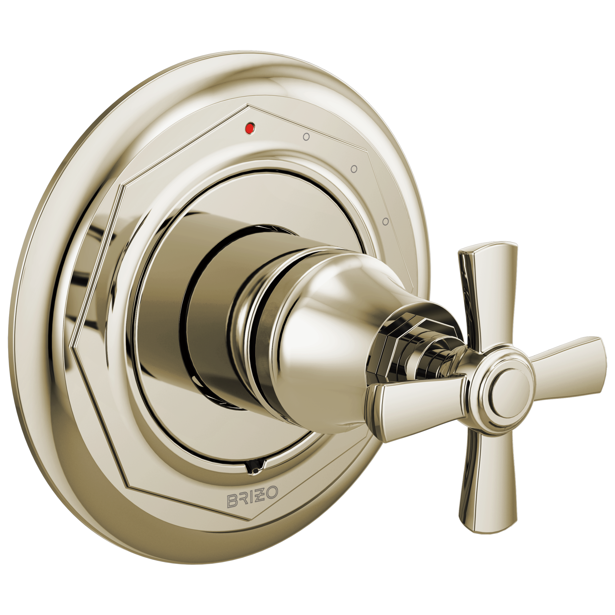 polished nickel valve