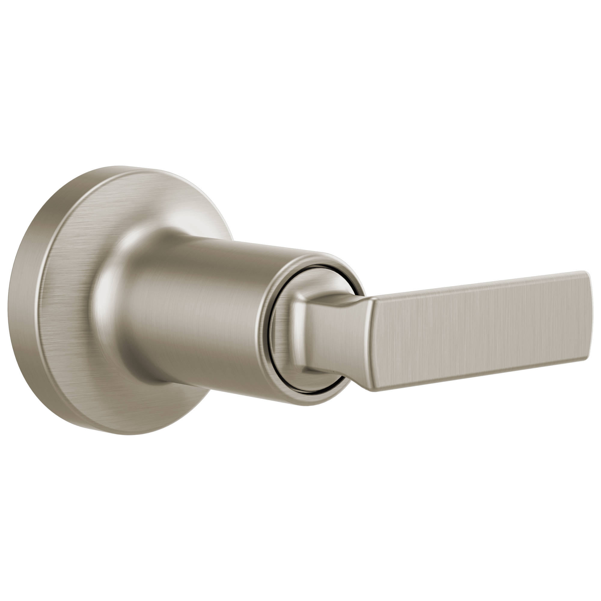 luxe nickel lever handle