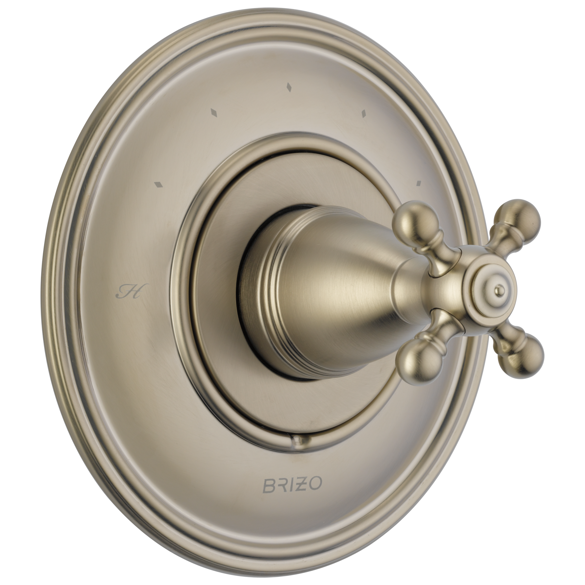 Brizo Traditional Sensori Thermostatic Valve Trim - Cross
