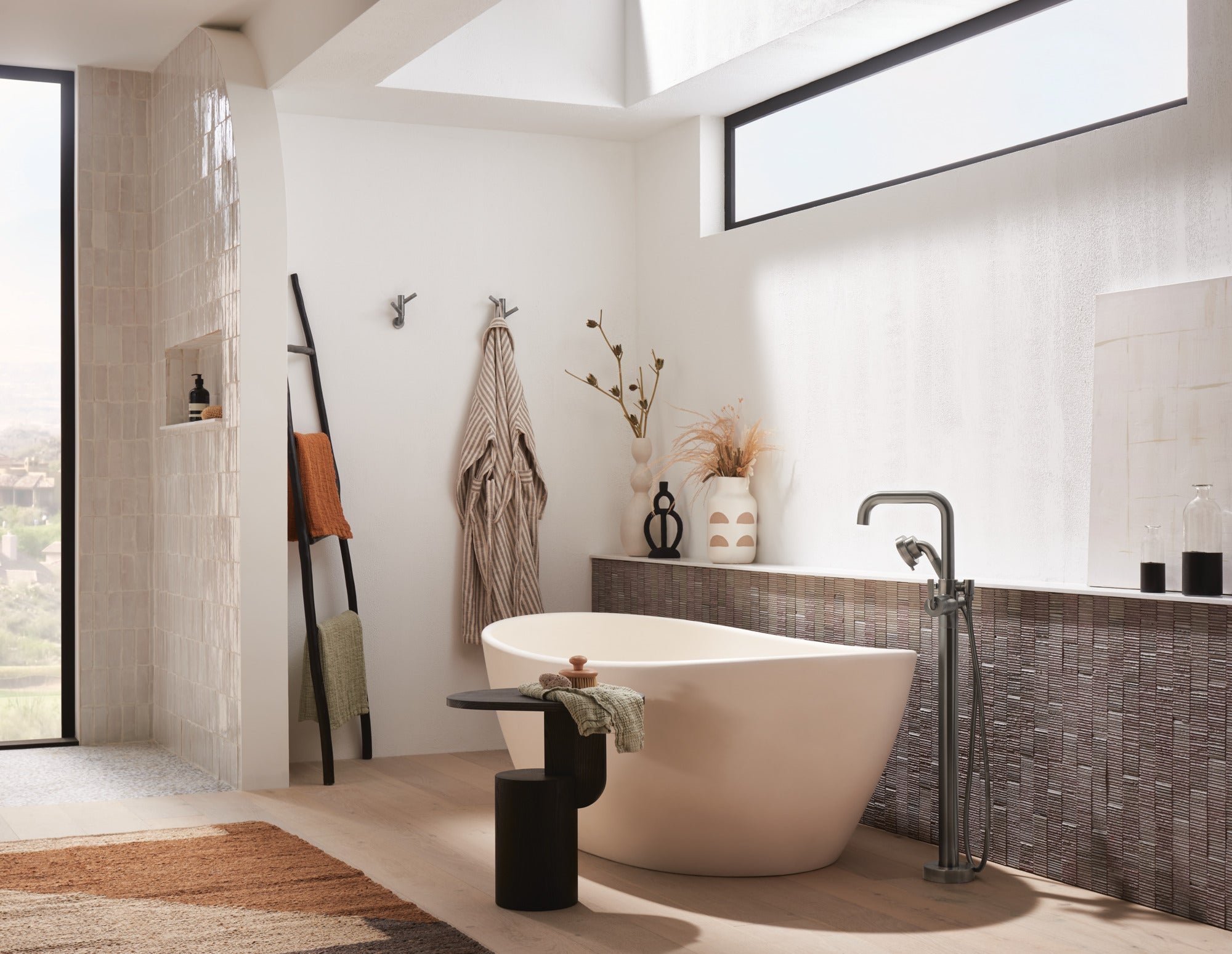 luxe steel robe hook