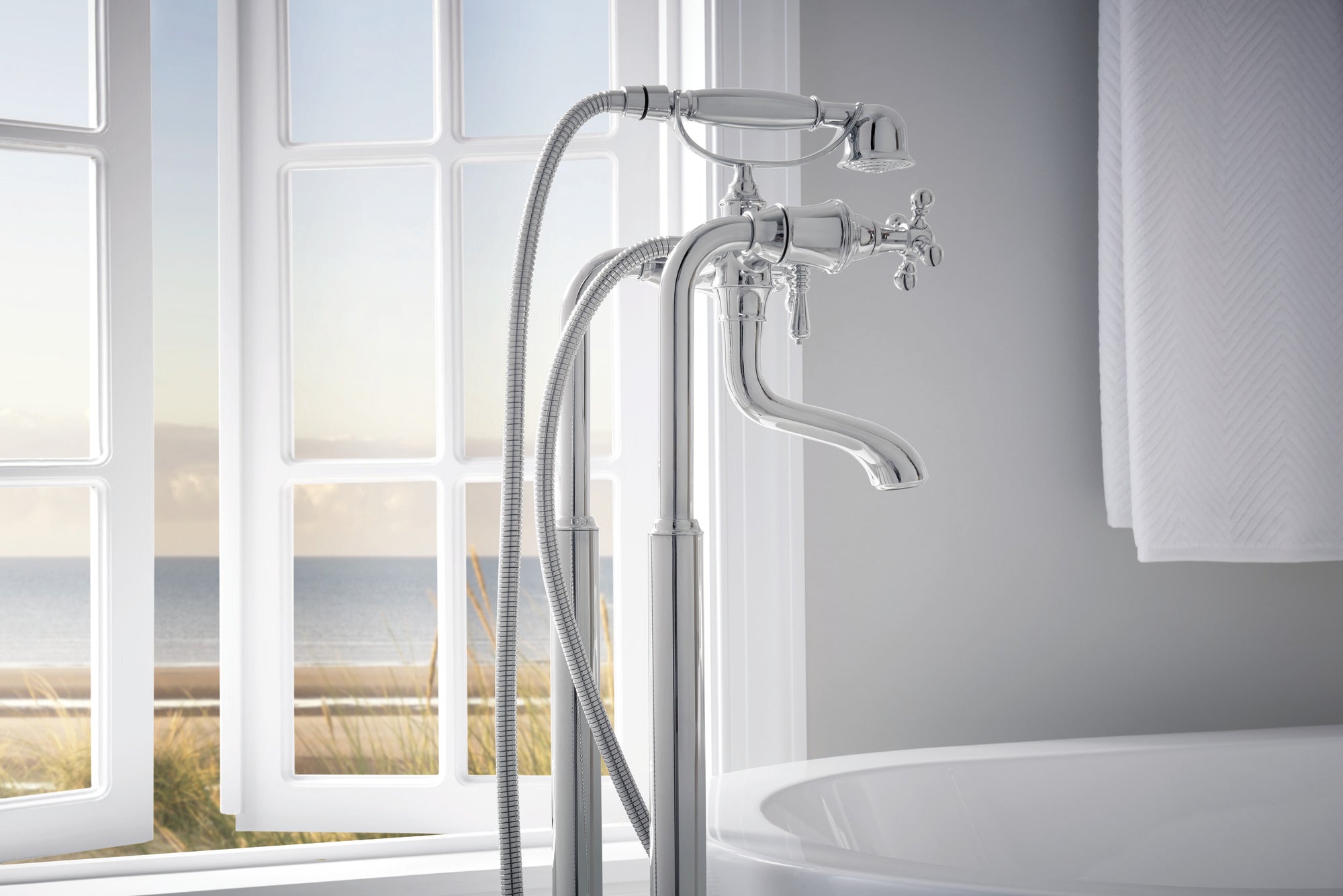 chrome tub filler trim kit