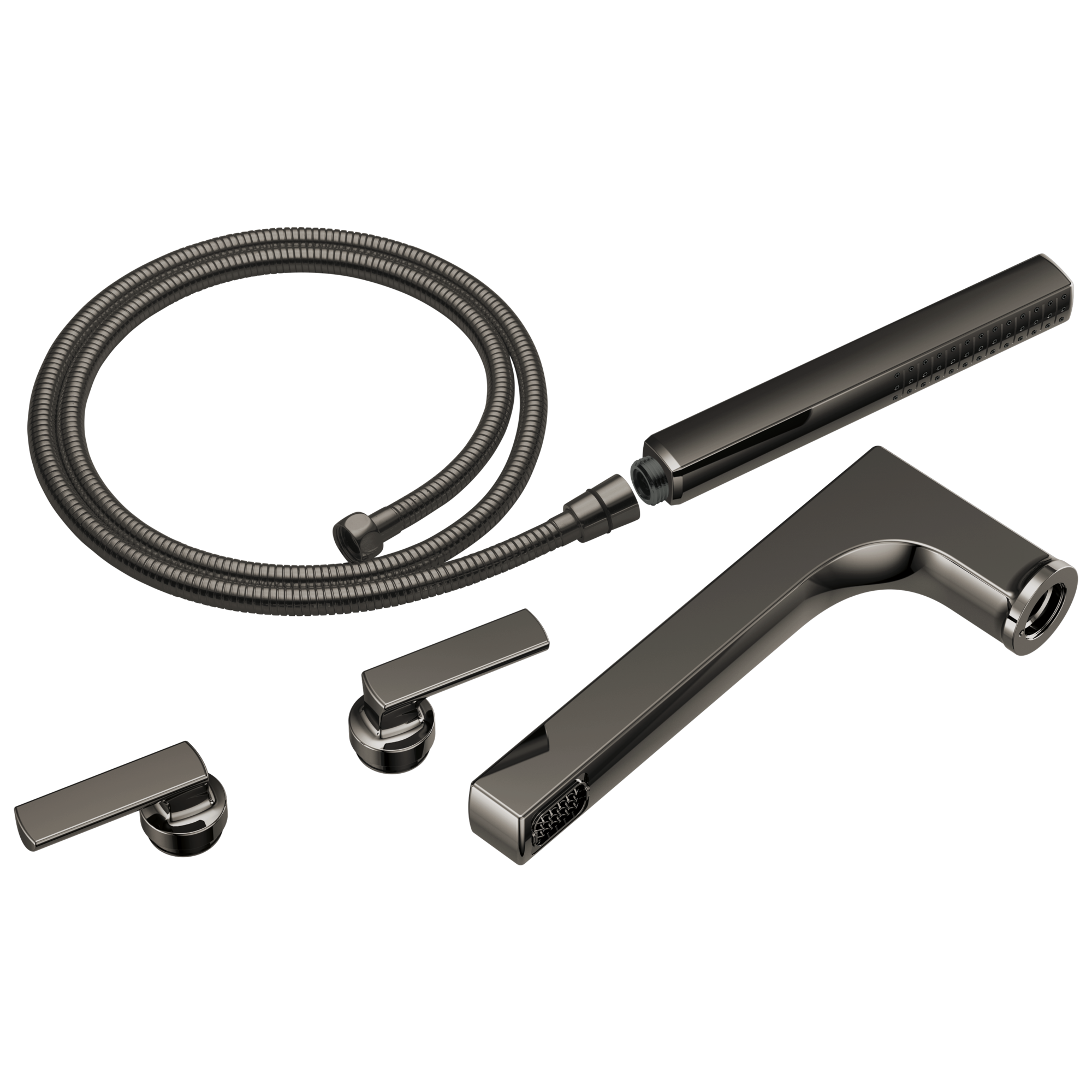 brilliance black onyx tub filler trim kit