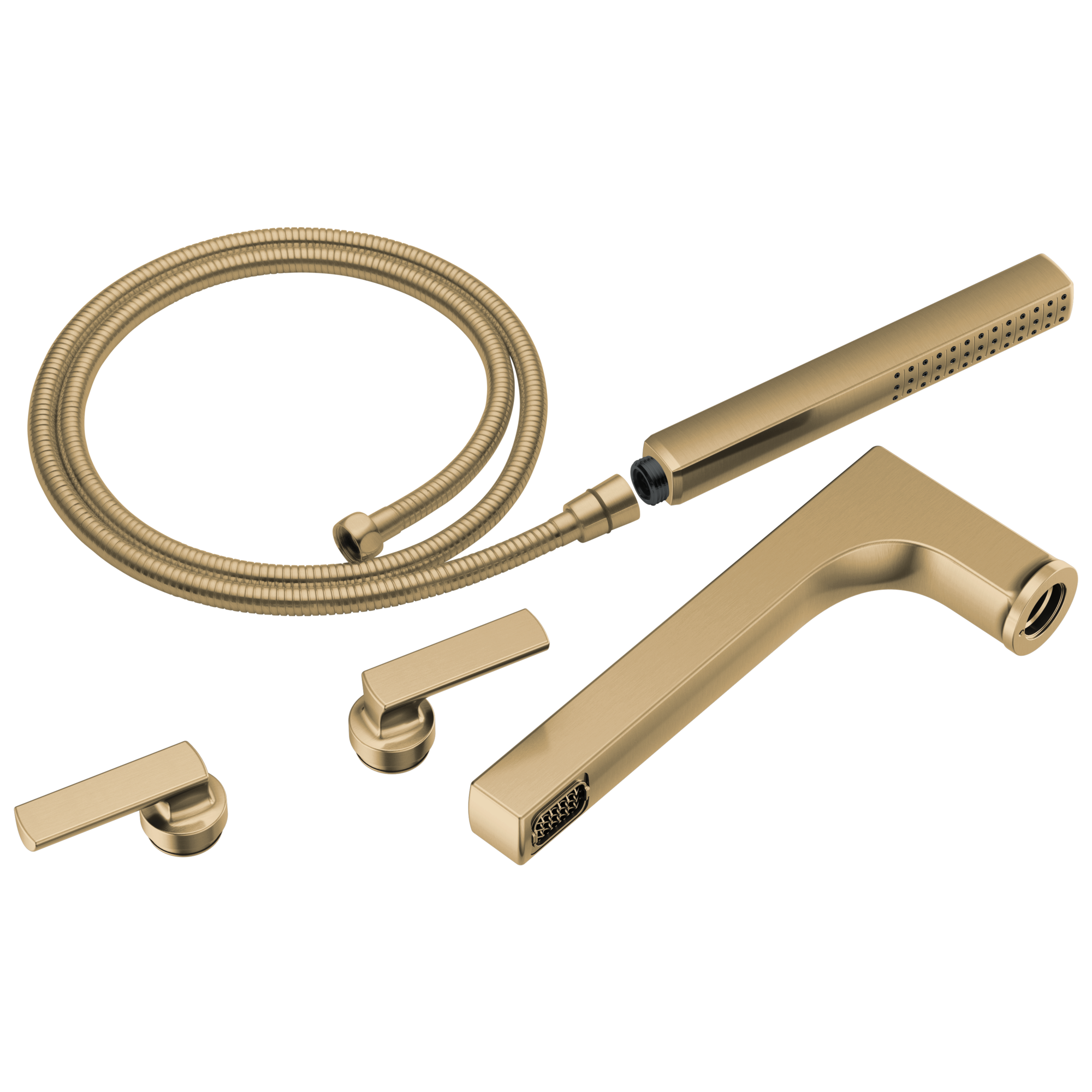 luxe gold tub filler trim kit