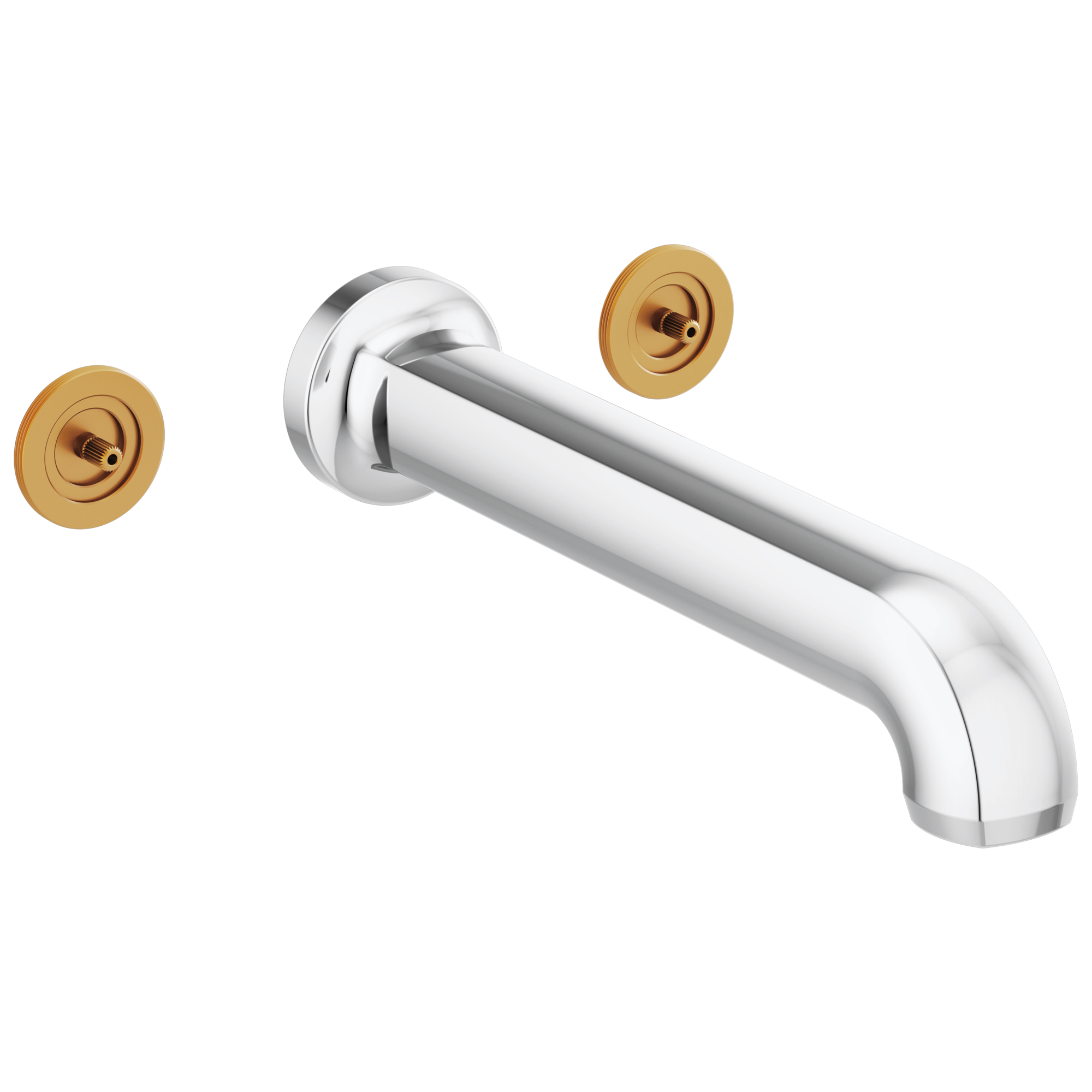 chrome tub filler