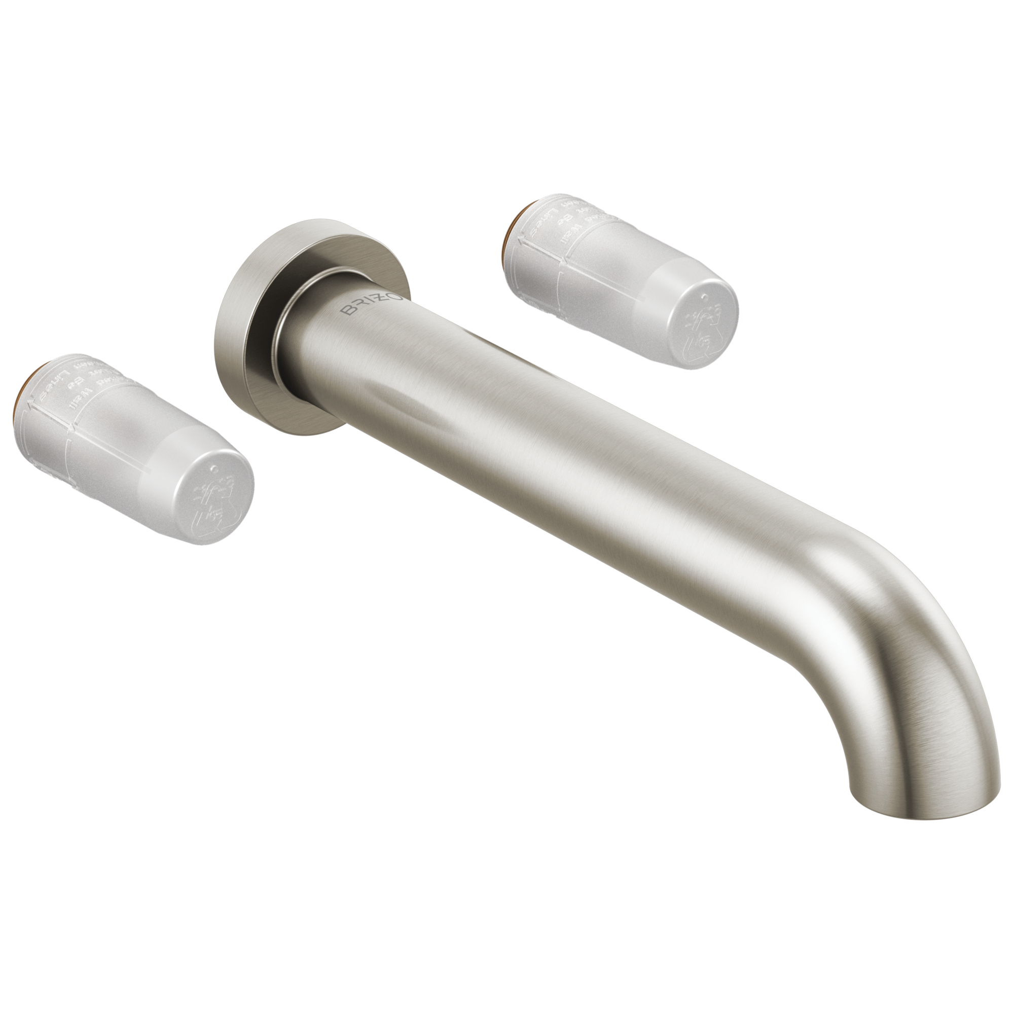 luxe nickel tub filler