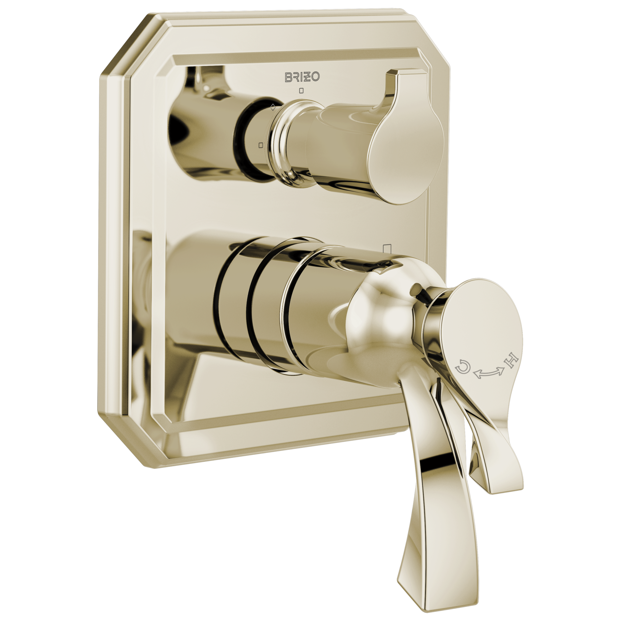 polished nickel diverter trim
