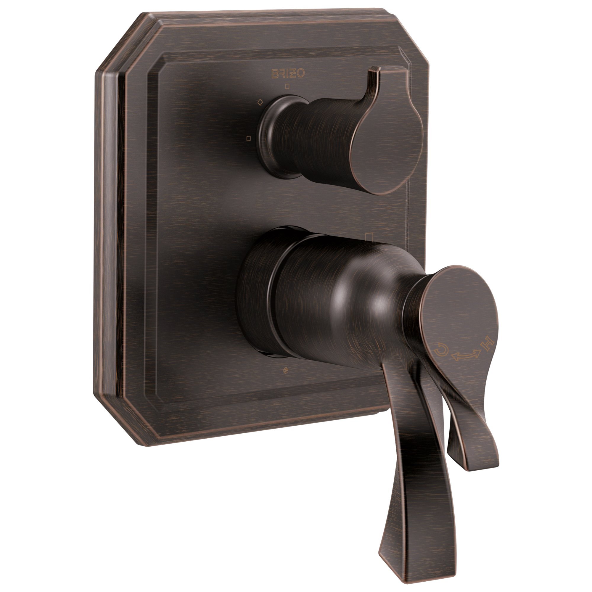 venetian bronze diverter trim