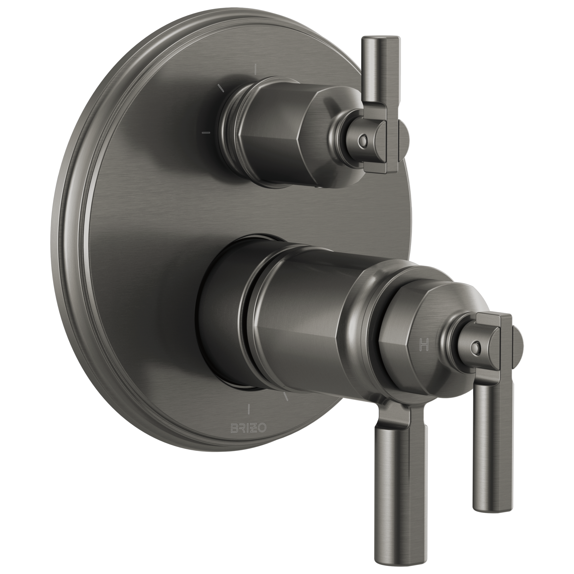 luxe steel diverter trim