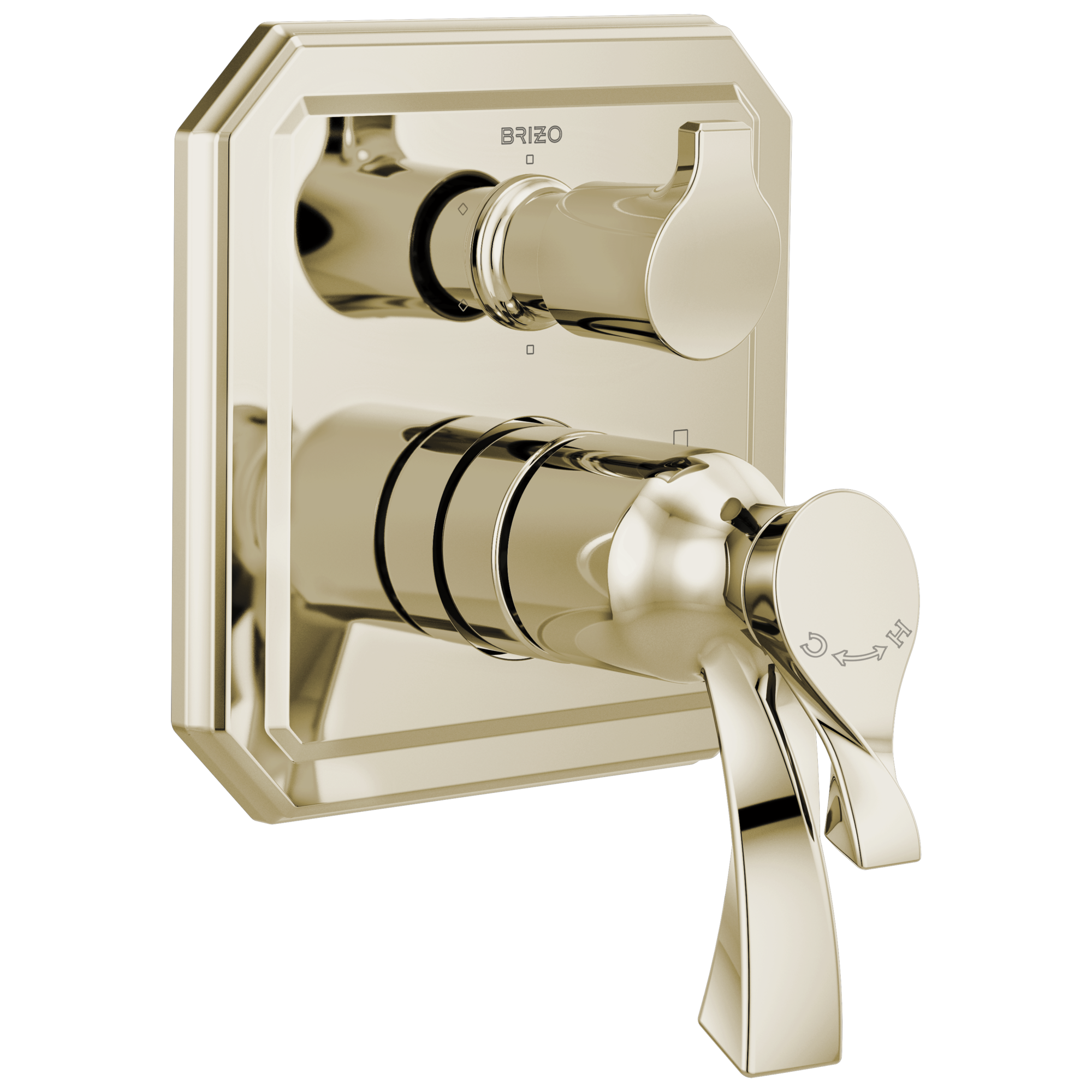 polished nickel diverter trim