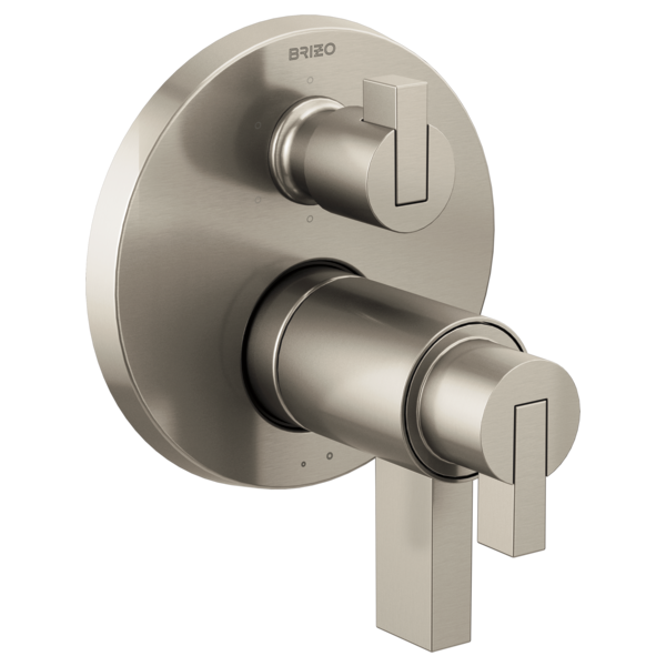 Brizo Litze TempAssure Thermostatic Valve with 6-Function Diverter Trim - Less Handles