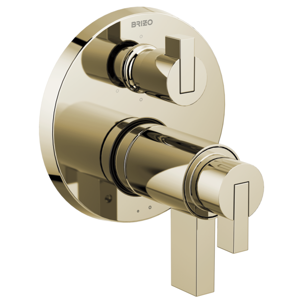 Brizo Litze TempAssure Thermostatic Valve with 6-Function Diverter Trim - Less Handles