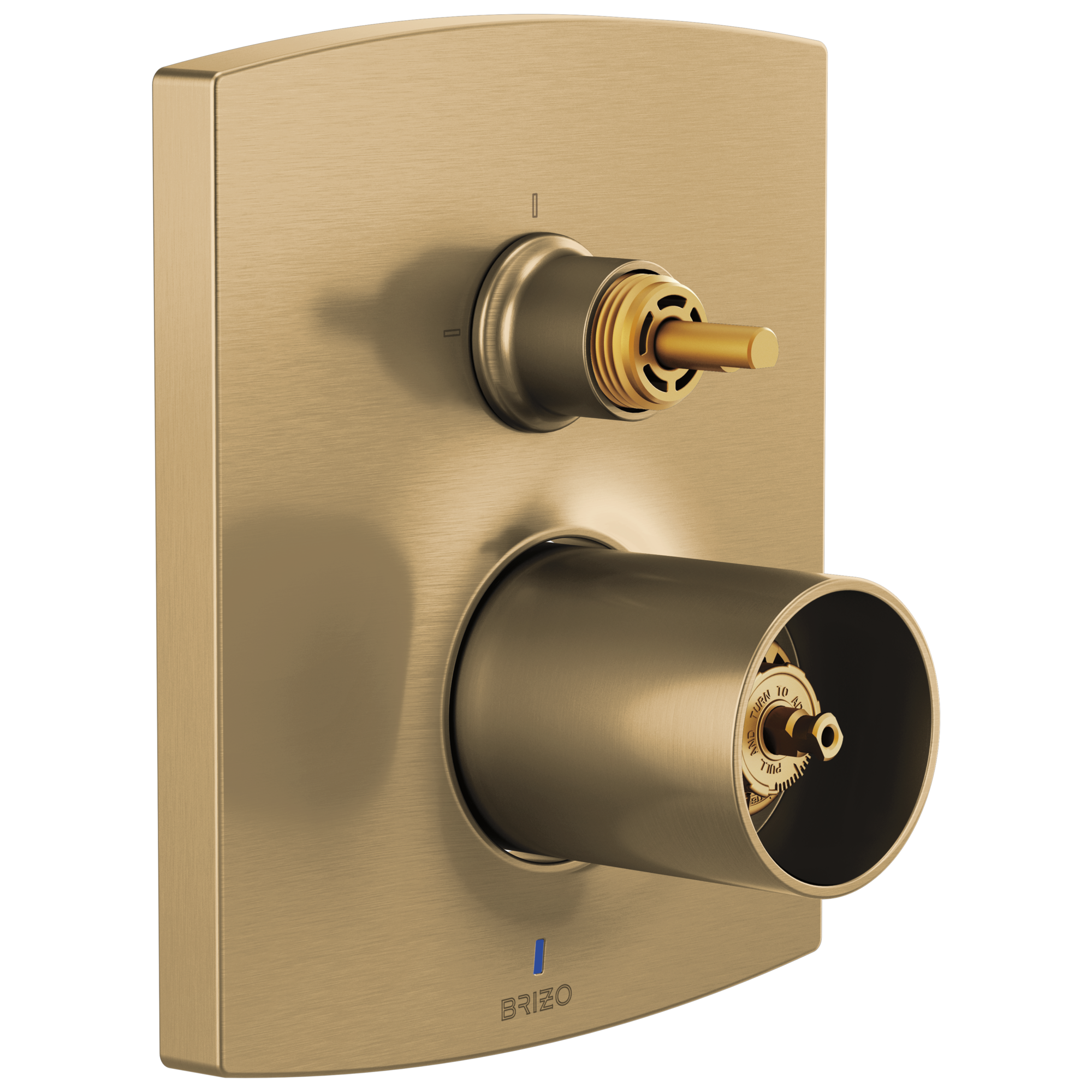 Brizo Kintsu Pressure Balance Valve with Integrated 3-Function Diverter Trim - Less Handles