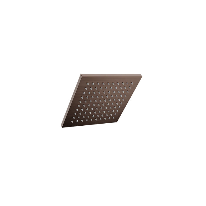 Baril Shower Components Square 8 inch Anti-Limestone Shower Head