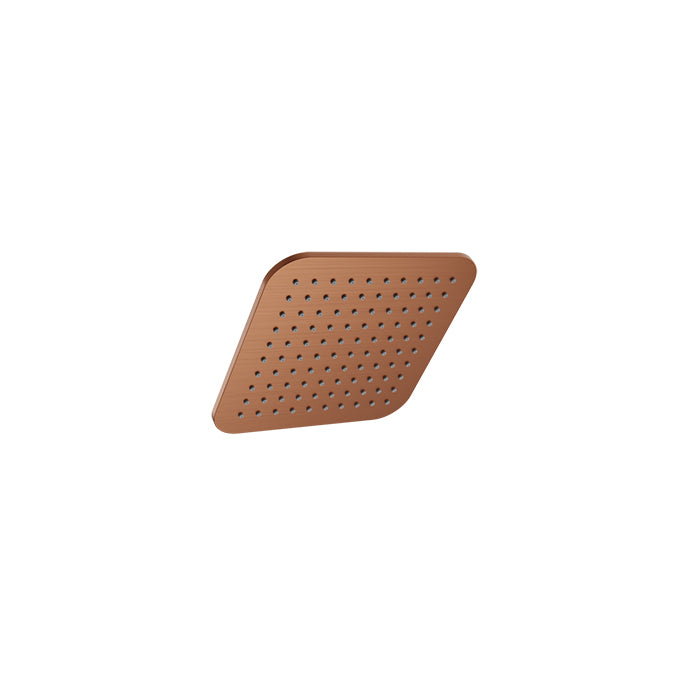 Baril Shower Components 8 inch Rounded Square Shower Head