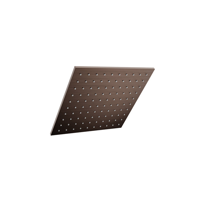 Baril Shower Components Square 10 inch Anti-Limestone Shower Head