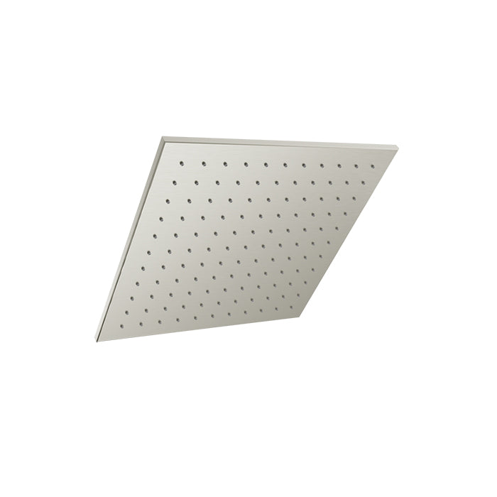 Baril Shower Components Square 12 inch Anti-Limestone Shower Head