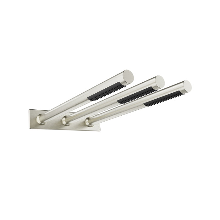 Baril Shower Components Orientable 3 Stems Shower Head
