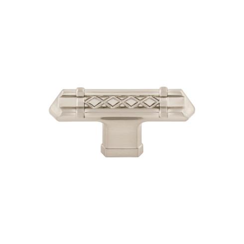 brushed satin nickel t-handle