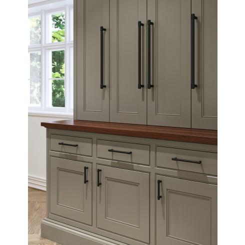 flat black appliance pull