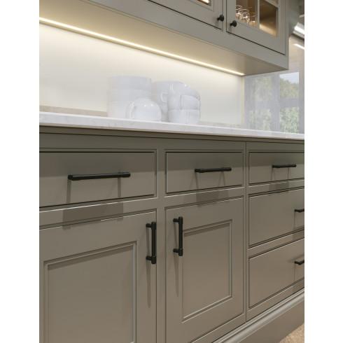 flat black appliance pull