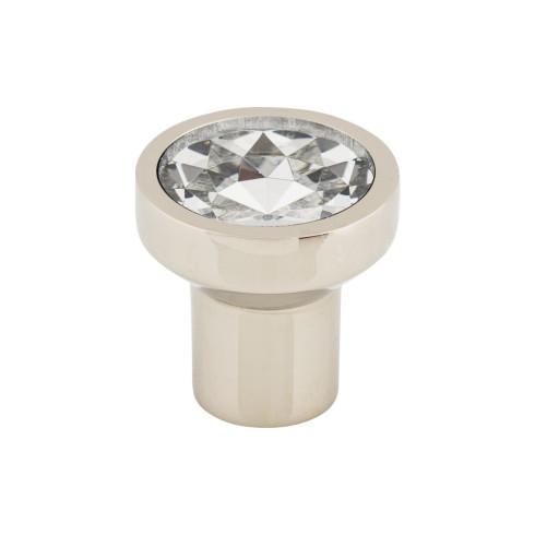 Top Knobs Wentworth Crystal Round Knob 1 1/8 Inch