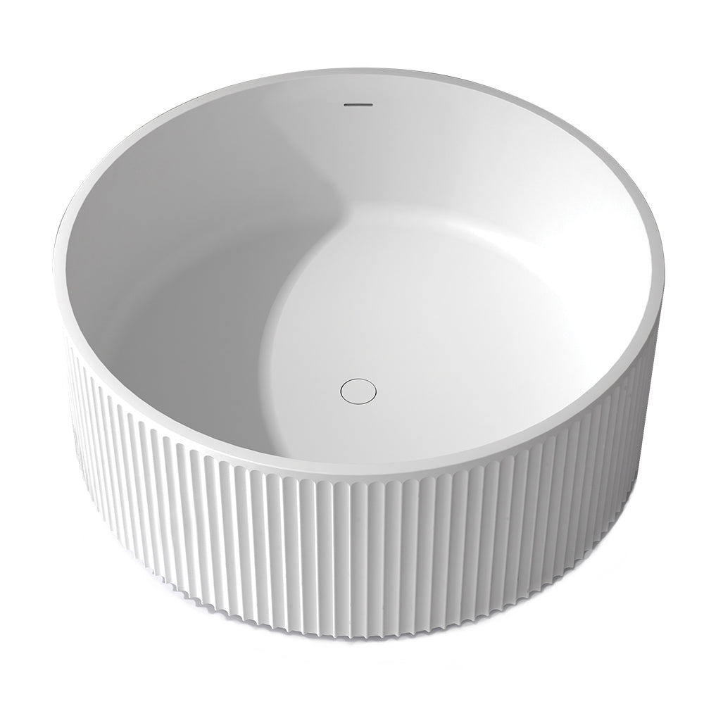 matte white tub