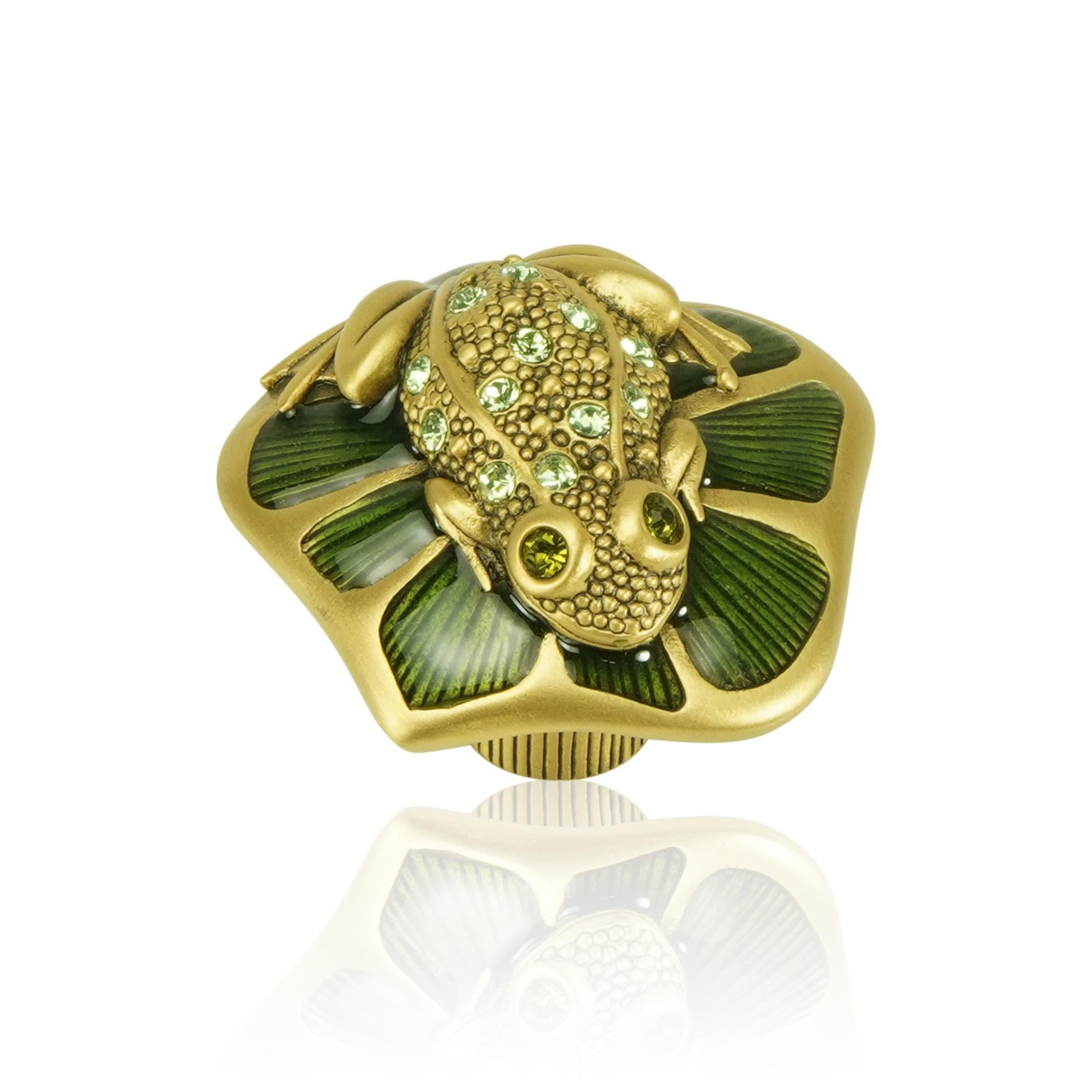 museum gold knob