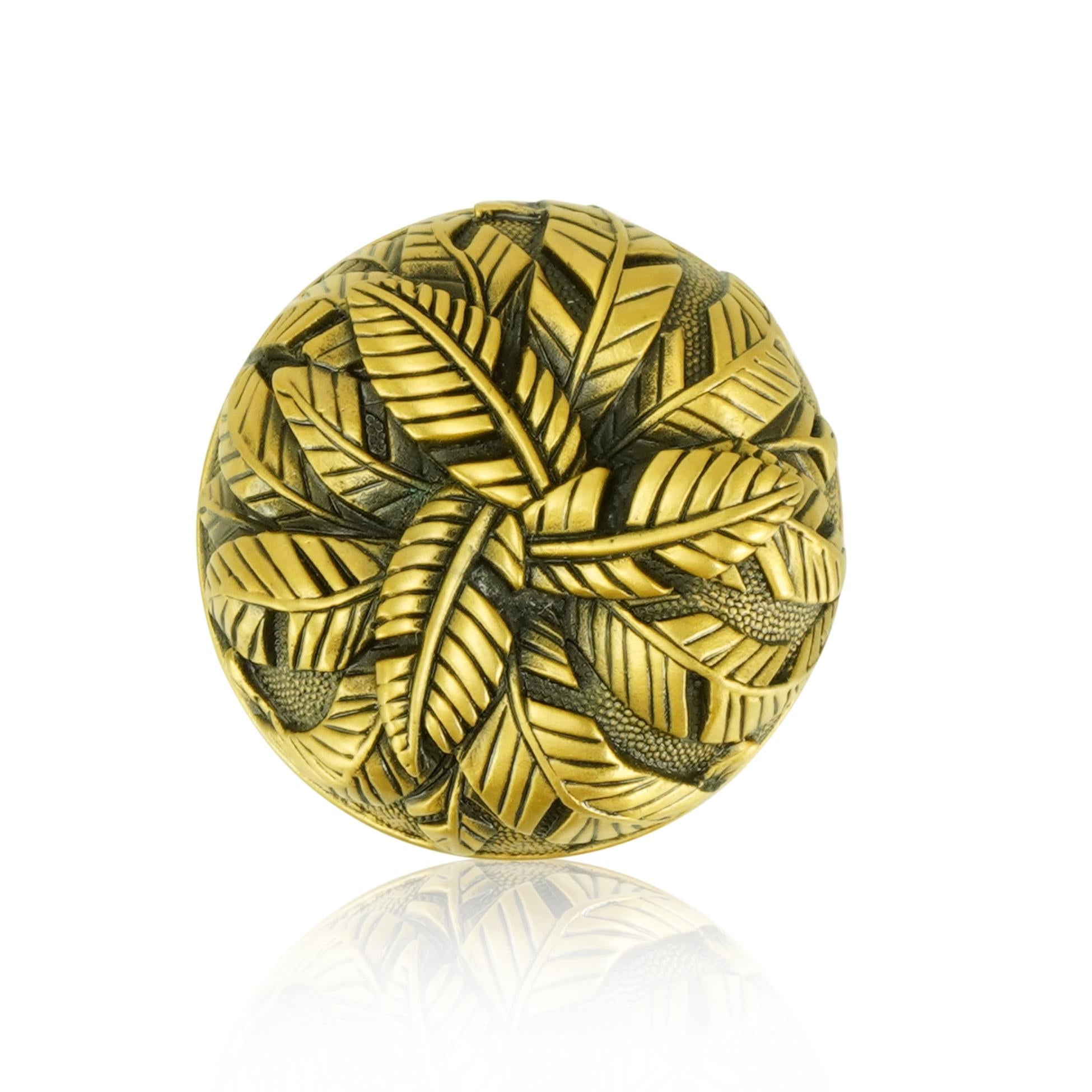 museum gold knob