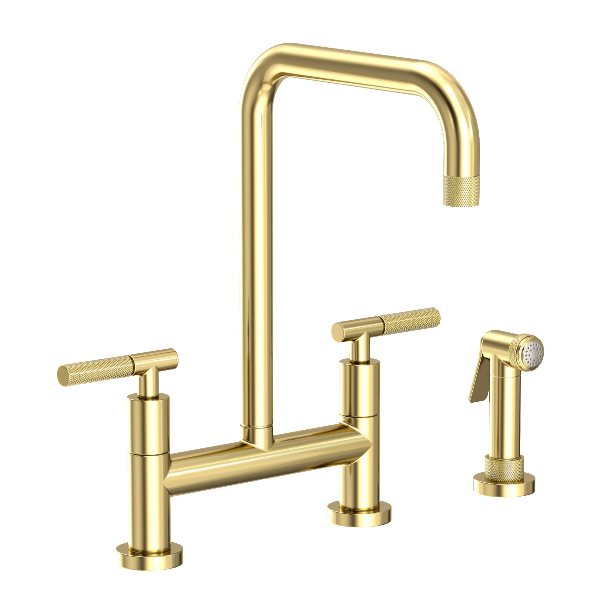 Newport Brass Muncy Kitchen Bridge Faucet with Side Spray