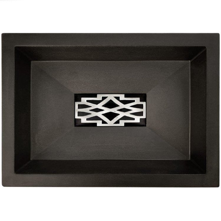 satin stainless steel grate