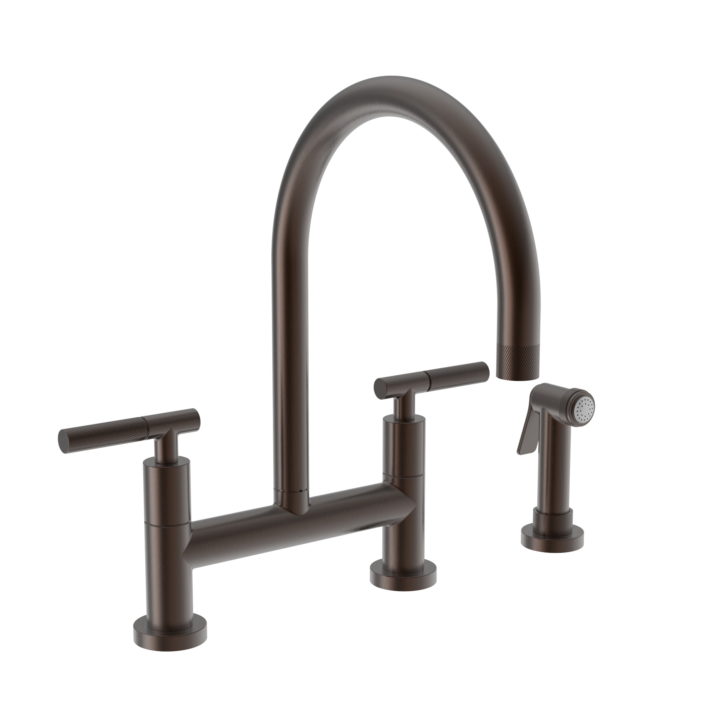 Newport Brass Muncy Kitchen Bridge Faucet with Side Spray