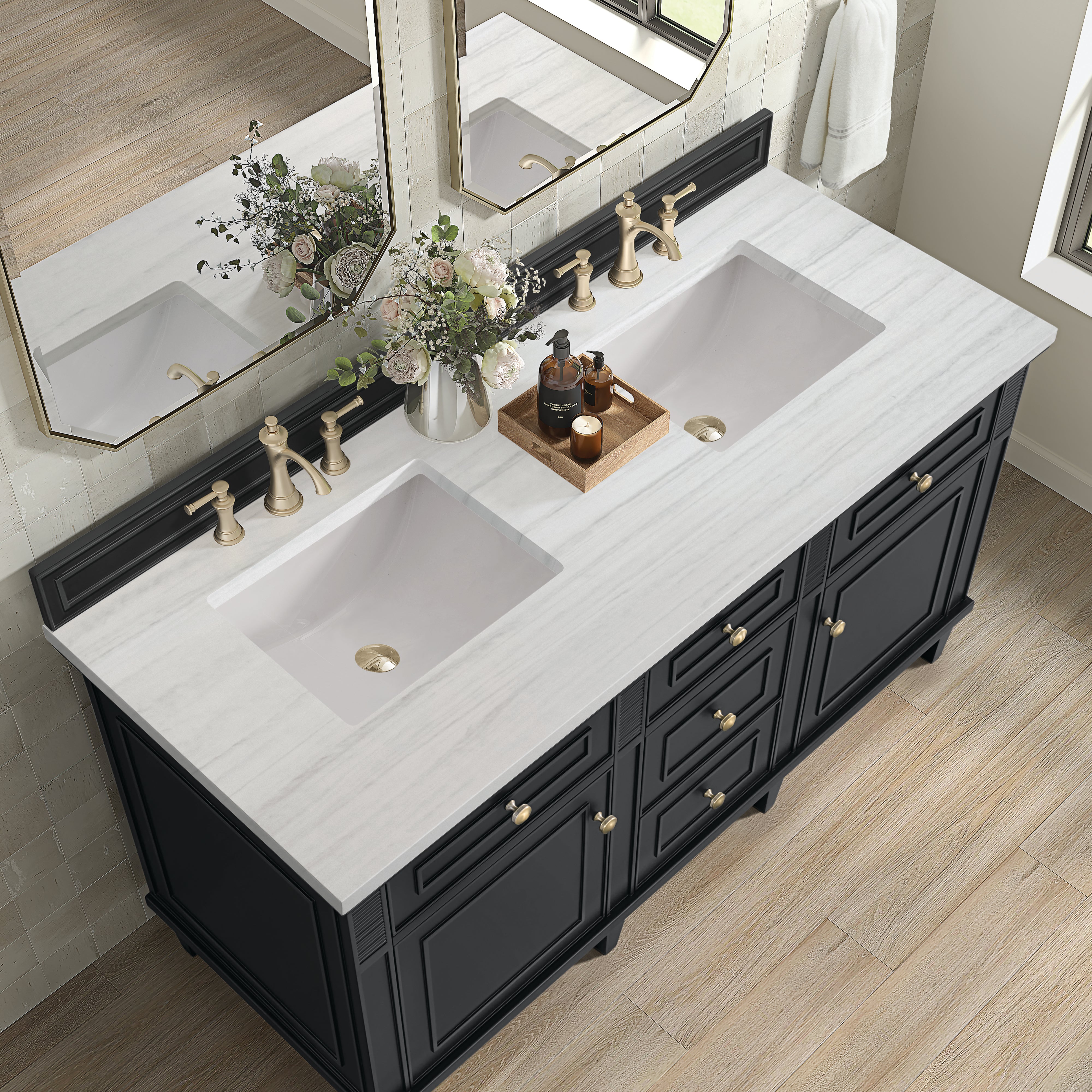 arctic fall solid surface top vanity