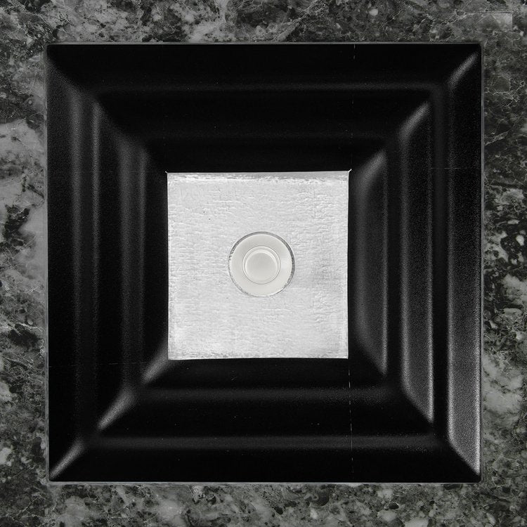 Linkasink Window Artisan Glass with Metal Leaf Accent Undermount Sink
