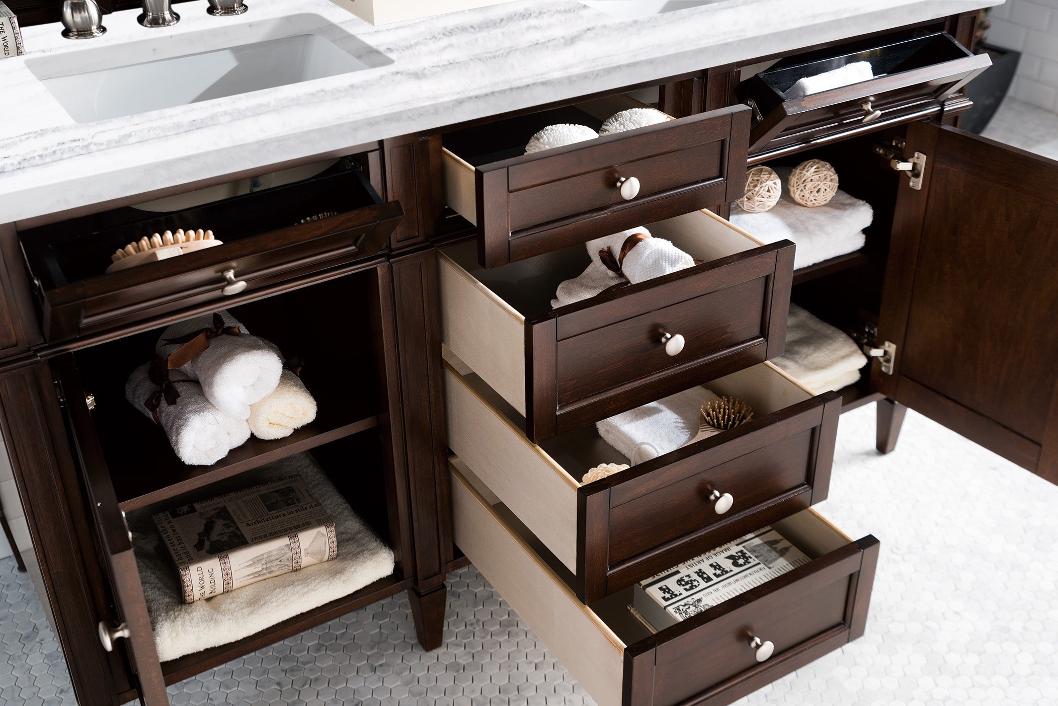 arctic fall solid surface top vanity