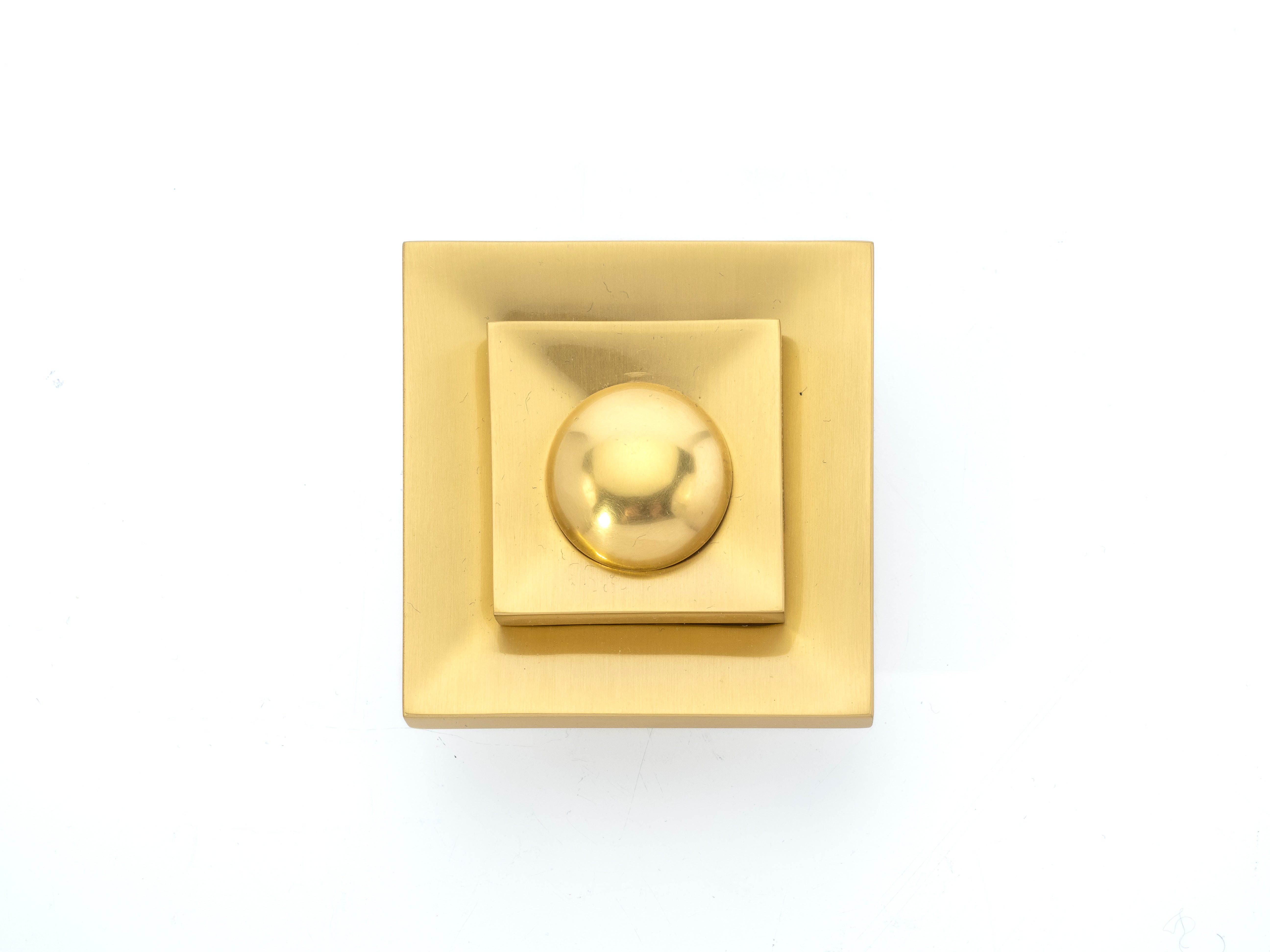 satin brass pull