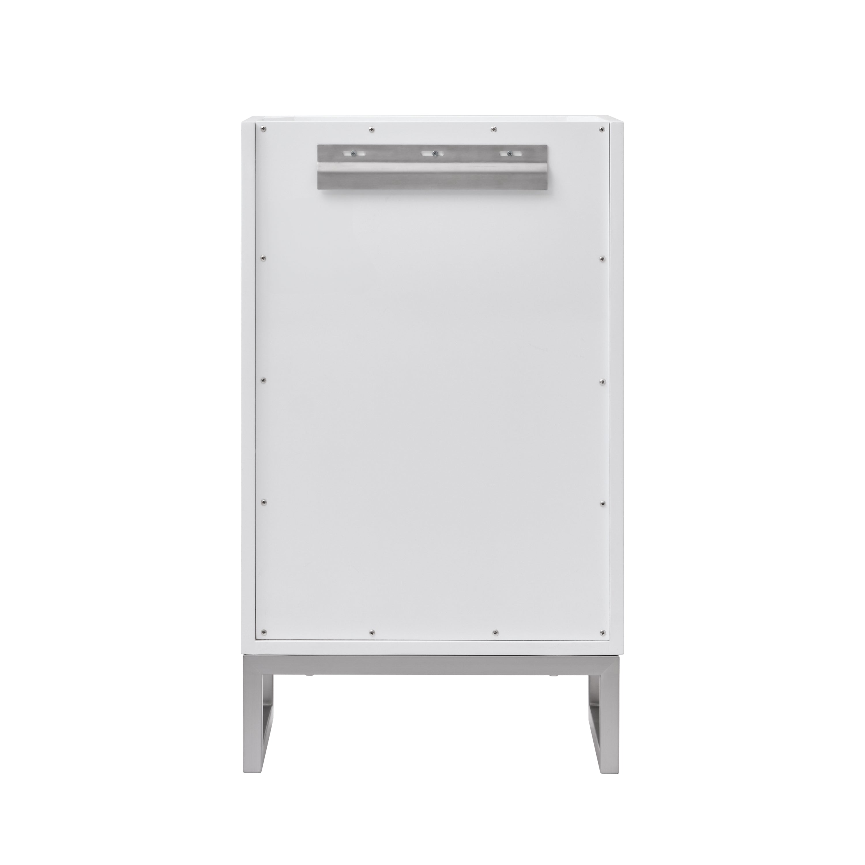 glossy white vanity