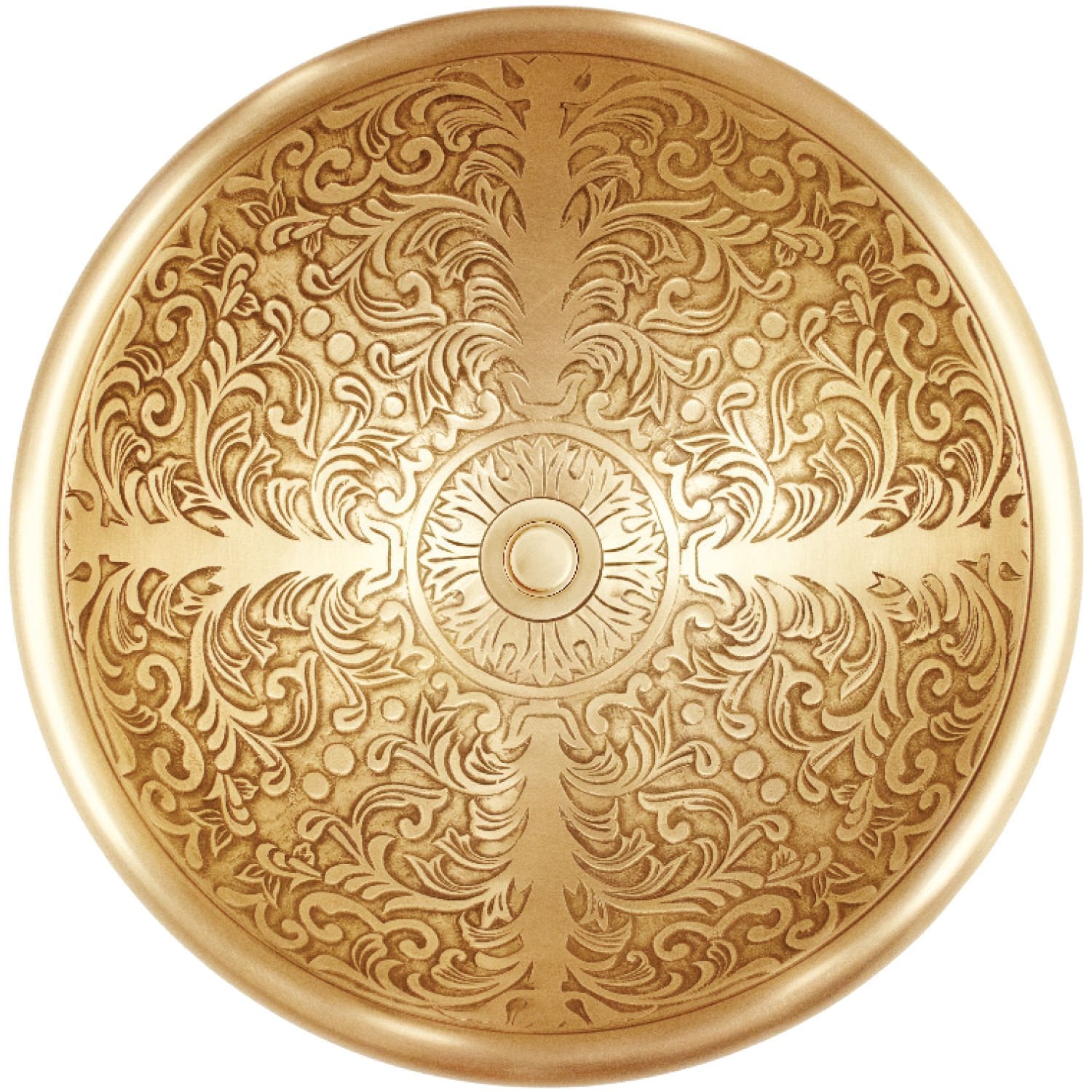 Linkasink Brocade Large Round Drop-In or Vessel Sink 17"