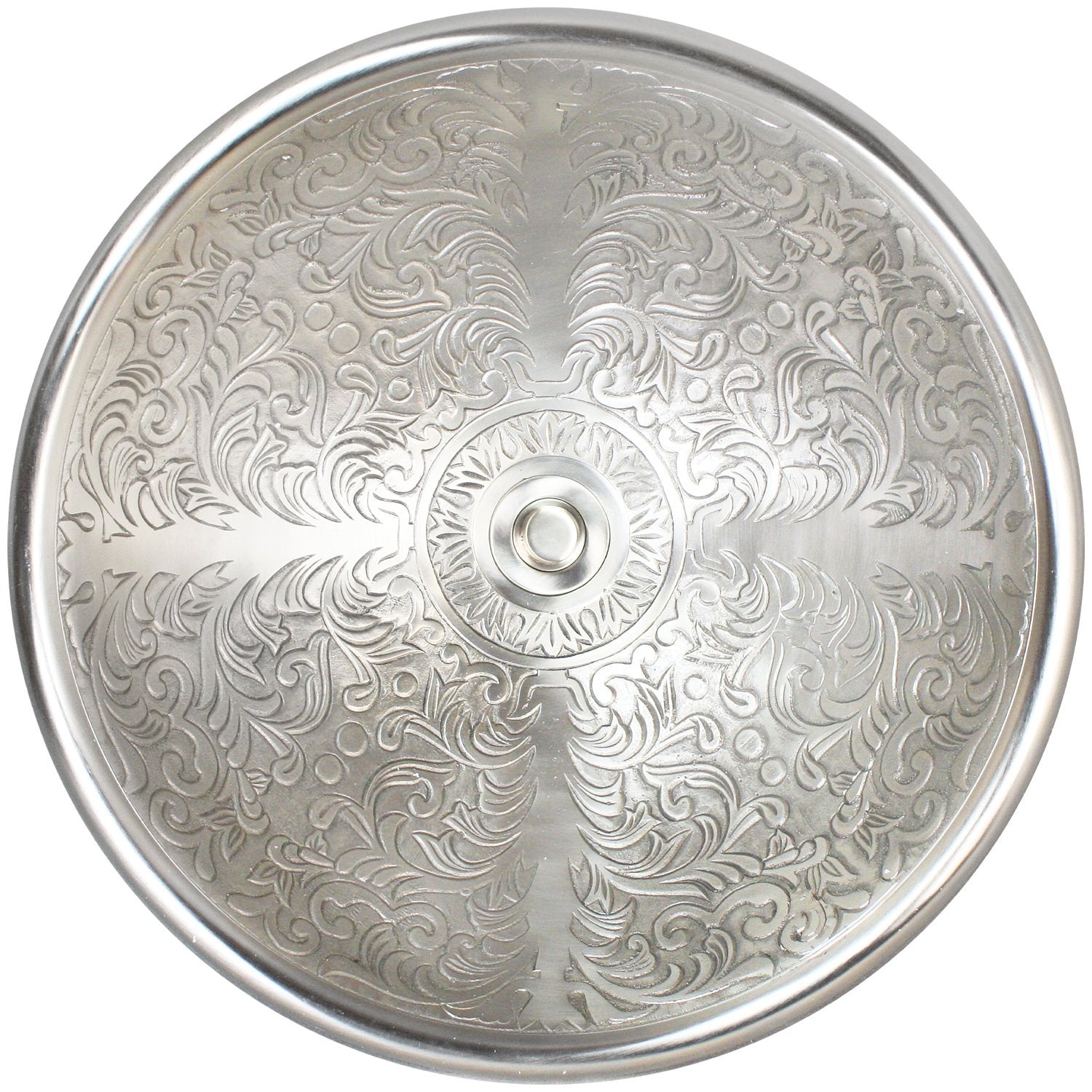 Linkasink Brocade Large Round Drop-In or Vessel Sink 17"