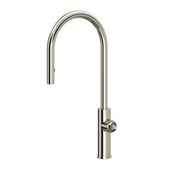 Rohl Eclissi Pull-Down Kitchen Faucet with C-Spout - Less Handle