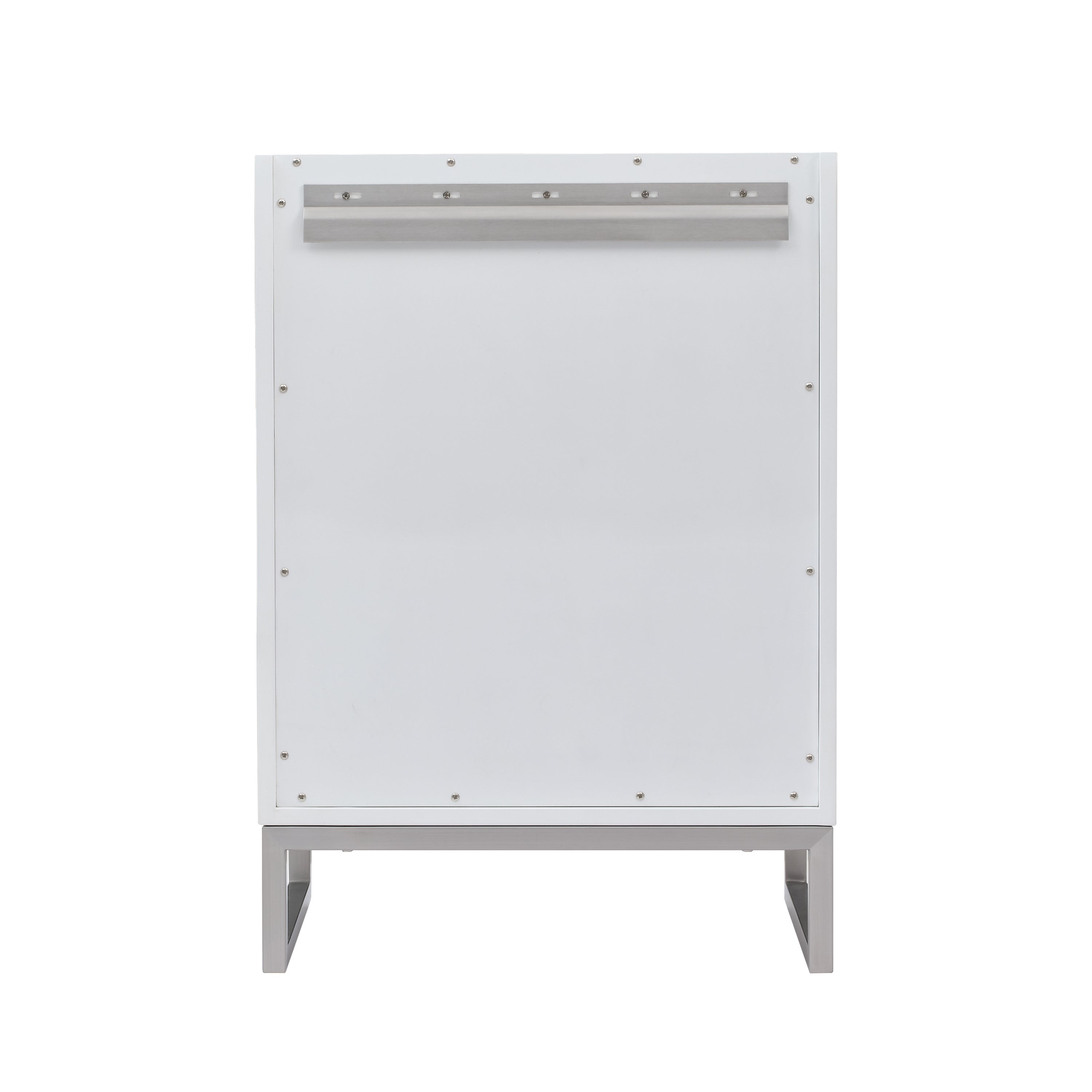 glossy white vanity