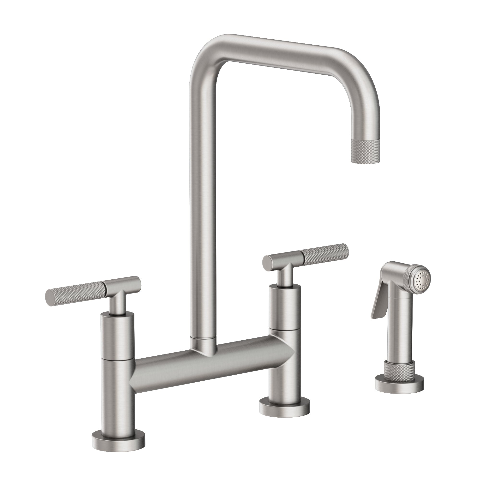 Newport Brass Muncy Kitchen Bridge Faucet with Side Spray