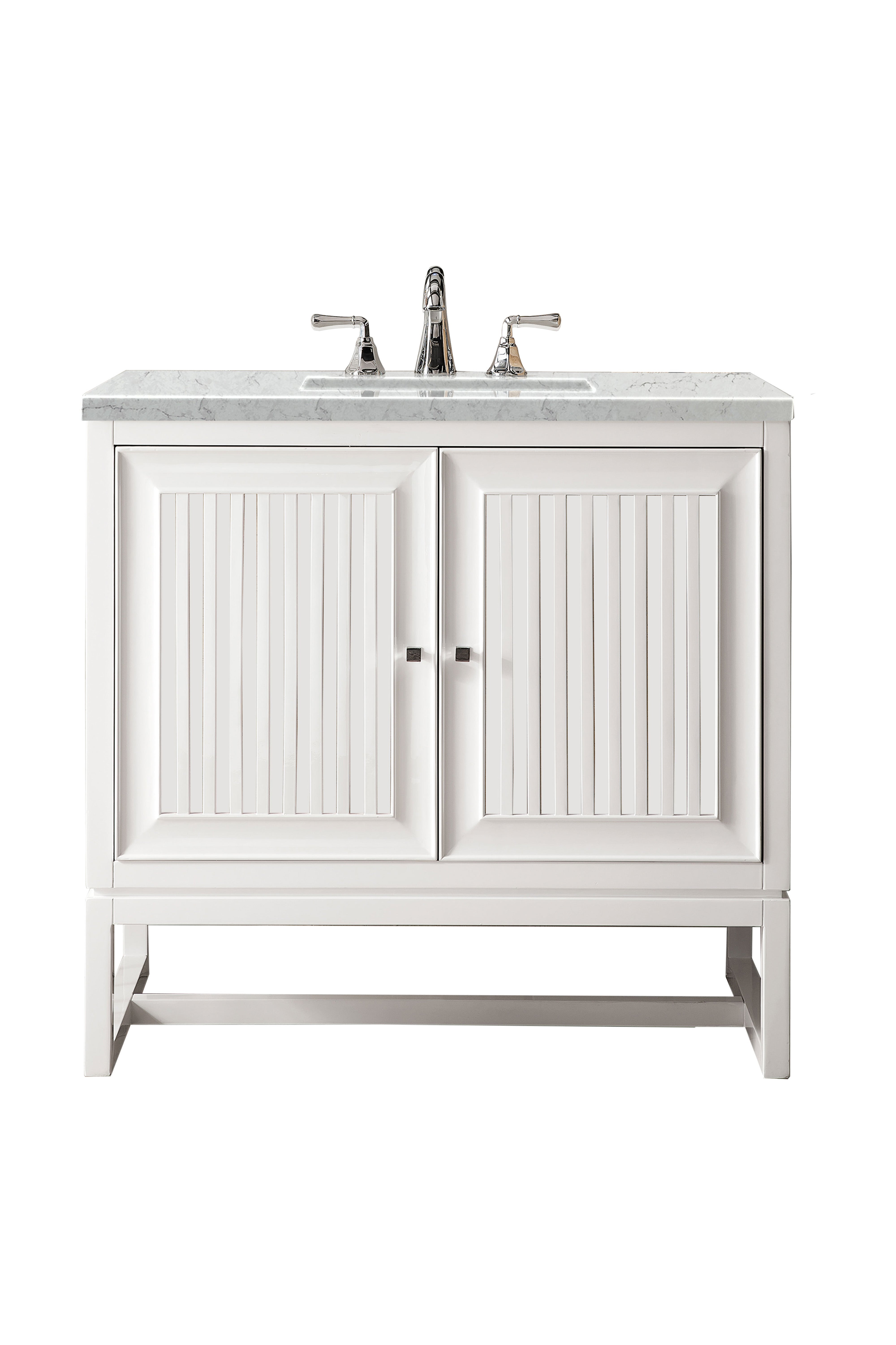 James Martin Vanities Athens 36" Single Vanity - Glossy White