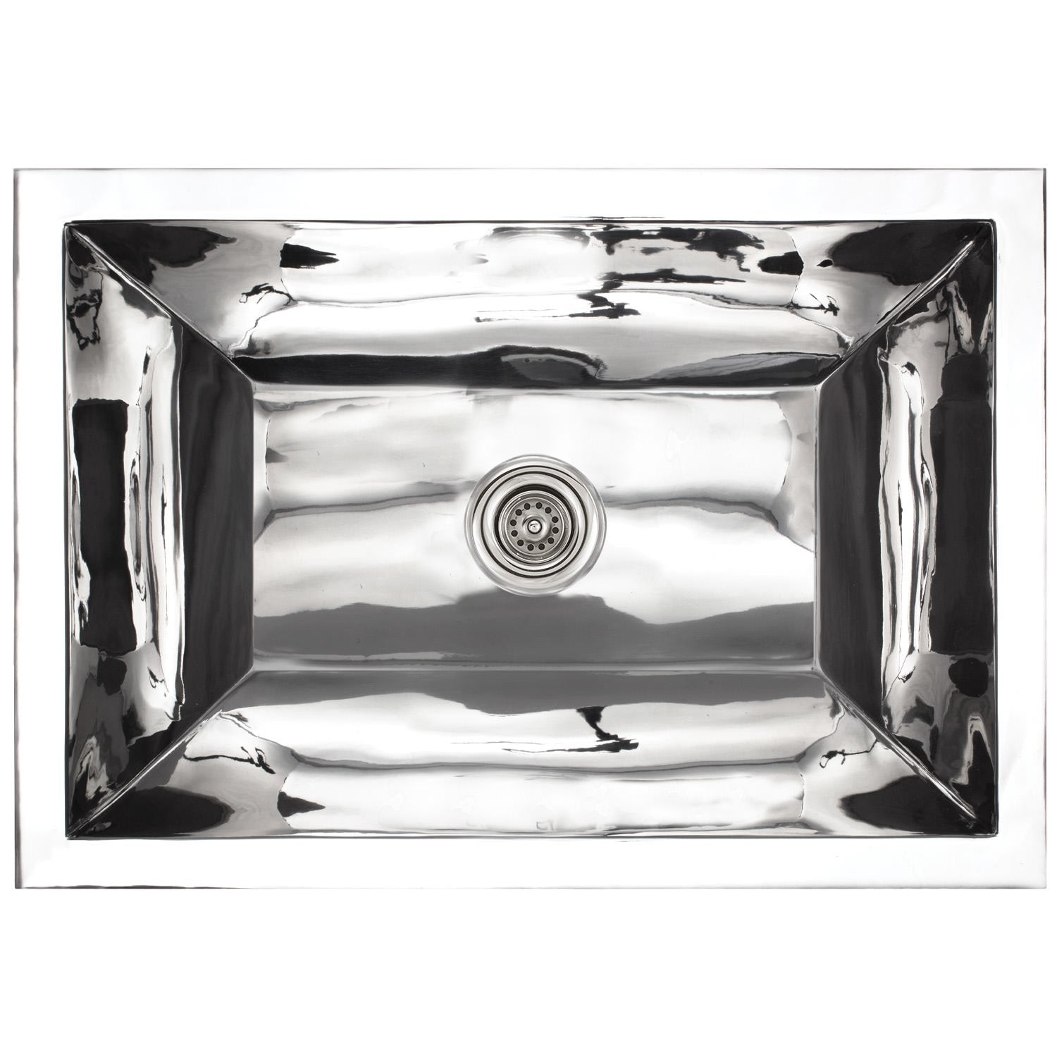 Linkasink Coco Smooth Metal Builder's Series Drop-In or Undermount Sink 20.25"
