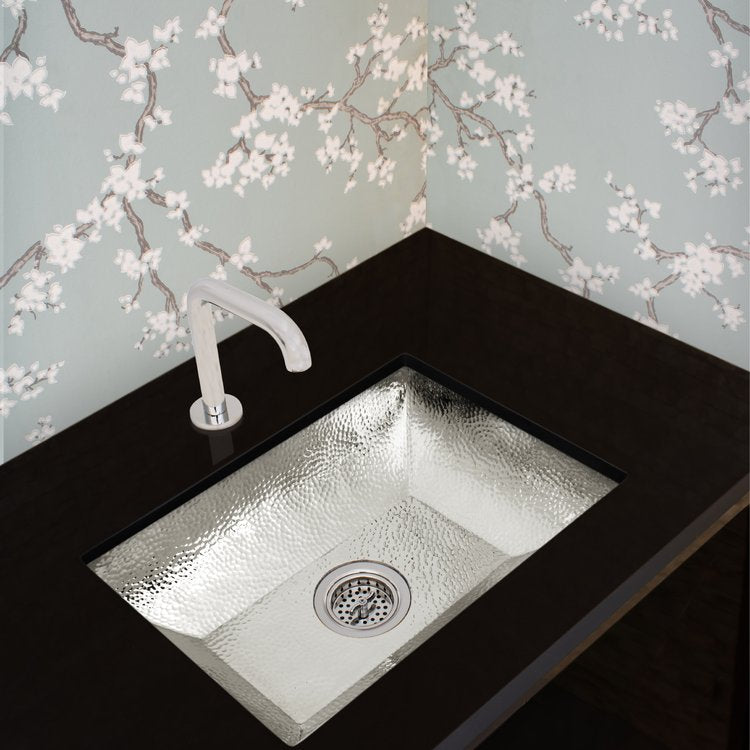 polished stainless steel sink